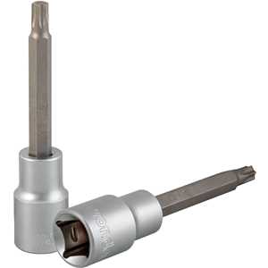 Soquete hexalobular macho longo, encaixe de 1/2", T40, VONDER