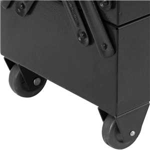 Caixa metálica sanfonada para ferramentas, com 7 gavetas, 60,0 cm x 19,0 cm x 24,0 cm, com roda, VONDER