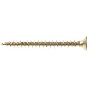 Parafuso madeira chipboard, cabeça chata, fenda cruzada/pozidrive, 3,5 mm x 40,0 mm, VONDER