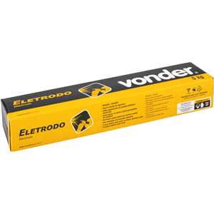 Eletrodo revestido para aço carbono, 5 kg, E6013, com 3,25 mm, VONDER