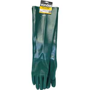Luva de PVC áspera com forro, 56 cm, PAV 0056 VONDER