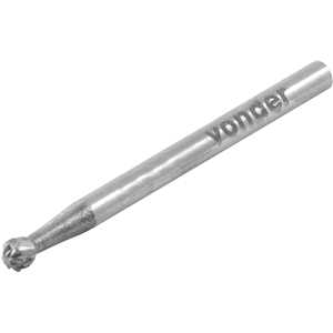 Lima rotativa esférica, 3,0 mm x 2,7 mm, com haste 3,0 mm, VONDER
