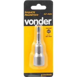 Soquete sextavado magnético 12 mm VONDER