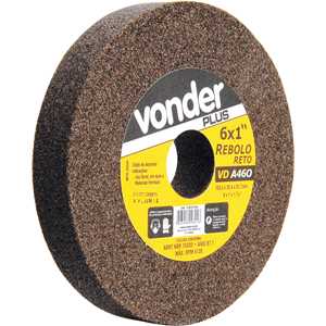 Rebolo reto 6" x 1" grão 36 marrom VONDER PLUS