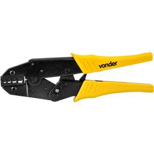 Alicate crimpador para terminais isolados tubulares de 4,0 mm² a 16,0 mm², AC 400, VONDER