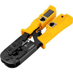Alicate crimpador 4 em 1, para cabos de rede e dados, AC 410 VONDER