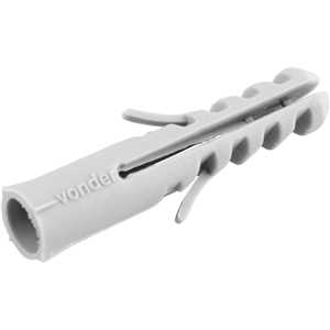 Bucha de nylon para fixação 8 mm, com 10 peças, VONDER