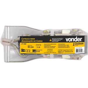 Catraca para amarração de carga, 3,0 tf/1,5 tf, CT 300, VONDER