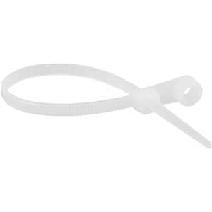 Abraçadeira de nylon para parafusos, branca, 150 mm x 3,6 mm, VONDER