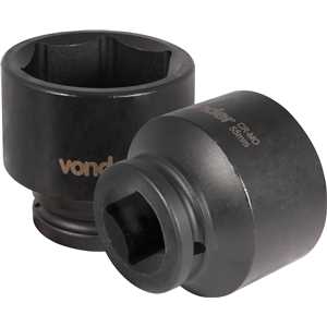 Soquete sextavado de impacto, encaixe de 3/4" x 55,0 mm, VONDER