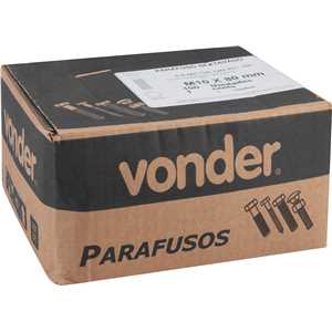 Parafuso sextavado 8.8, 10 mm x 80 mm, MA, rosca parcial, DIN 931, VONDER
