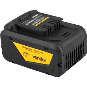 Bateria 18 V, íons de lítio, linha intercambiável, 8 Ah, IBV 1880, VONDER
