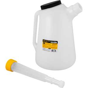 Jarra para óleo com bico sanfonado flexível, 5 litros, VONDER