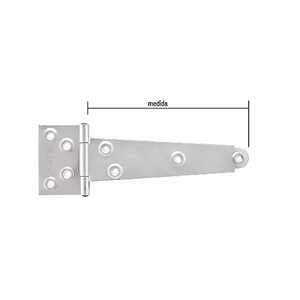 Dobradiça leme lisa 8" VONDER