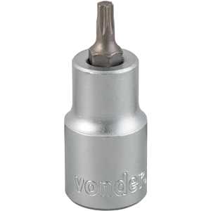 Soquete hexalobular macho T-25, encaixe 1/2", VONDER