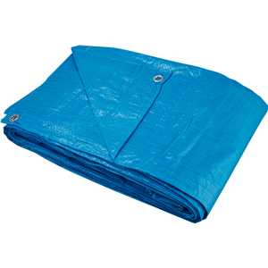 Lona de polietileno azul 9 m x 4 m, 100 micra, VONDER LEVE