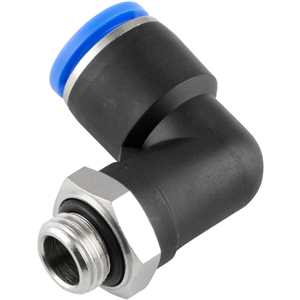 Conexão rápida, tipo cotovelo (90 graus), rosca 1/4" BSP, 10 mm, VONDER