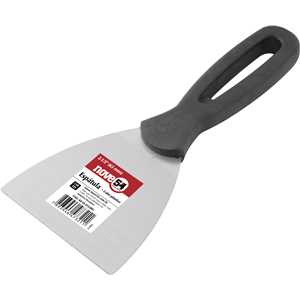 Espátula de aço, 2.1/2" - 63 mm, com cabo plástico, NOVE54