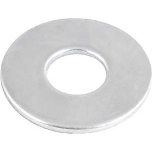 Arruela lisa 5/16", zincada, cartela com 20 peças, VONDER