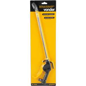 Pistola de ar para limpeza, bico longo, rosca 1/4" NPT, com gatilho, PL 3358 VONDER