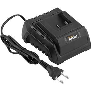 Carregador de bateria 18 V, linha intercambiável, carregamento convencional, ICBV 1805, VONDER