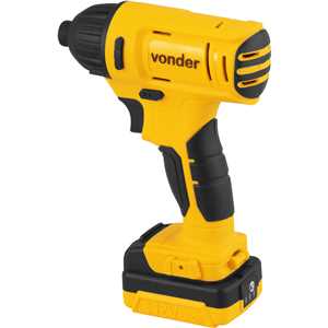 Parafusadeira a bateria de impacto, 12 V, fonte bivolt automático, PBV 012I VONDER