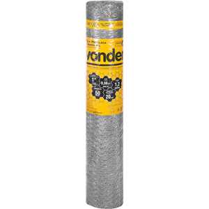 Tela metálica hexagonal, pinteiro, malha 1", 24 BWG x 1,2 m, com 50 m,  VONDER
