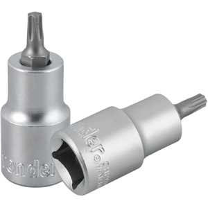 Soquete hexalobular macho T-27, encaixe 1/2", VONDER