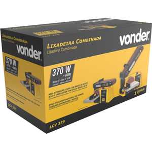 Lixadeira combinada, 370 W, LCV 375, 220 V~, VONDER