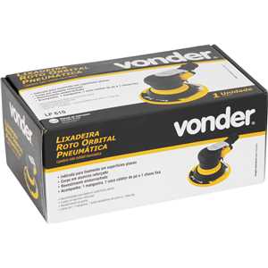 Lixadeira roto-orbital pneumática, LP 610 VONDER