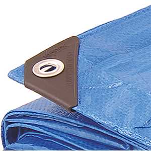 Lona reforçada de polietileno azul 12 m x 6 m, VONDER PLUS
