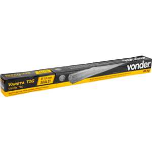 Vareta para solda TIG aço inox 308LSi, 1,6 mm, VONDER