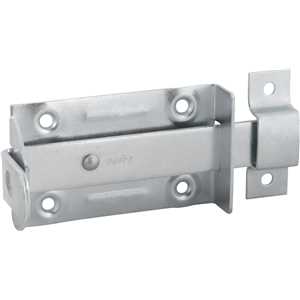 Fecho chato com porta-cadeado 3" - 76,2 mm, zincado, encartelado, VONDER