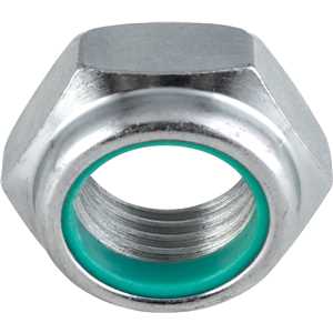 Porca autotravante sextavada, 1.1/2", UNC, baixa, zincada, VONDER
