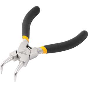 Alicate para anéis interno, bico curvo, 4.1/2", VONDER