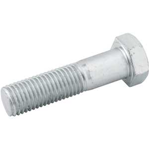 Parafuso sextavado zincado 7/8" x 3.1/2", UNC, rosca parcial, VONDER