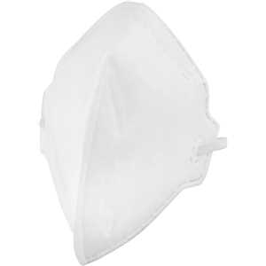 Respirador dobrável, semifacial, sem carvão ativado, sem válvula, PFF1, RDV 2101, branco, VONDER