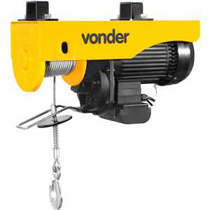 Guincho elétrico para  0,5 tonelada (0,5 tf) / 1 tonelada (1,0 tf) GEV 1000 220 V~ VONDER
