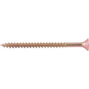 Parafuso madeira chipboard, cabeça chata, fenda cruzada/pozidrive, 6,0 mm x 80,0 mm, VONDER