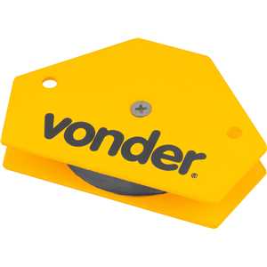 Esquadro magnético hexagonal 10 kgf para soldador, VONDER