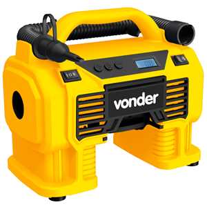 Compressor de ar, bateria intercambiável de 18 V, sem bateria e sem carregador, ICAV 1857 VONDER