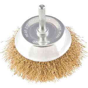 Escova tipo copo 2" com haste 1/4", VONDER