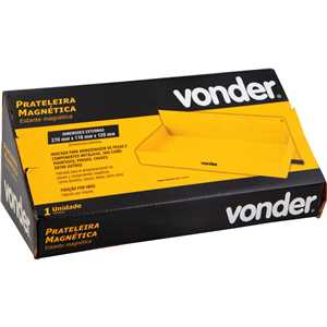 Prateleira magnética, 268 mm x 115 mm x 30 mm, VONDER