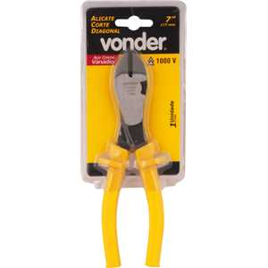 Alicate corte diagonal 7", com isolação até 1.000 V, VONDER