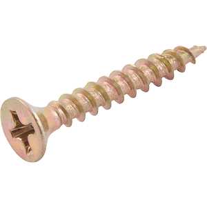 Parafuso madeira chipboard, cabeça chata, fenda cruzada/phillips, 3,5 mm x 25,0 mm, VONDER