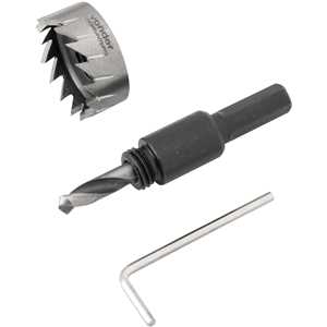 Serra copo de aço rápido, 27 mm, para inox, VONDER