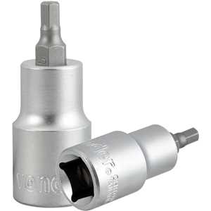 Soquete hexagonal 5 mm, encaixe de 1/2", VONDER