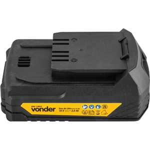 Bateria 18 V, íons de lítio, linha intercambiável, 2 Ah, IBV 1802 VONDER