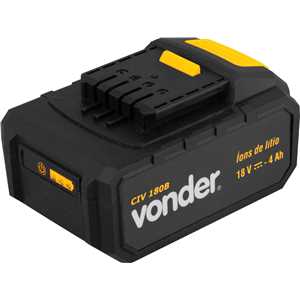 Bateria 18 V, íons de lítio, 4 A.h, para CIV 180B, VONDER
