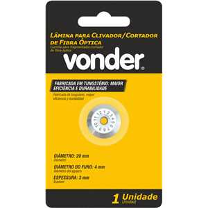 Lâmina para clivador/cortador de fibra óptica, VONDER